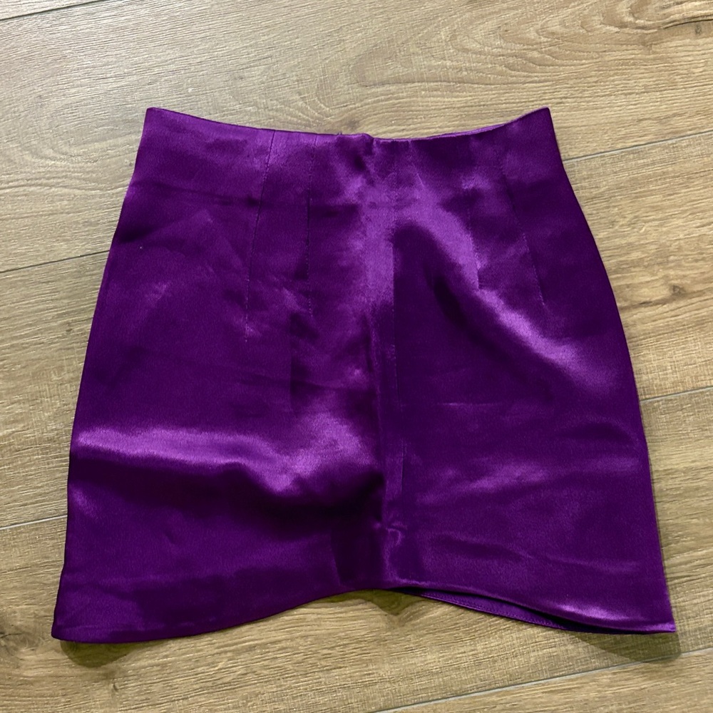 Zara Purple Mini Skirt